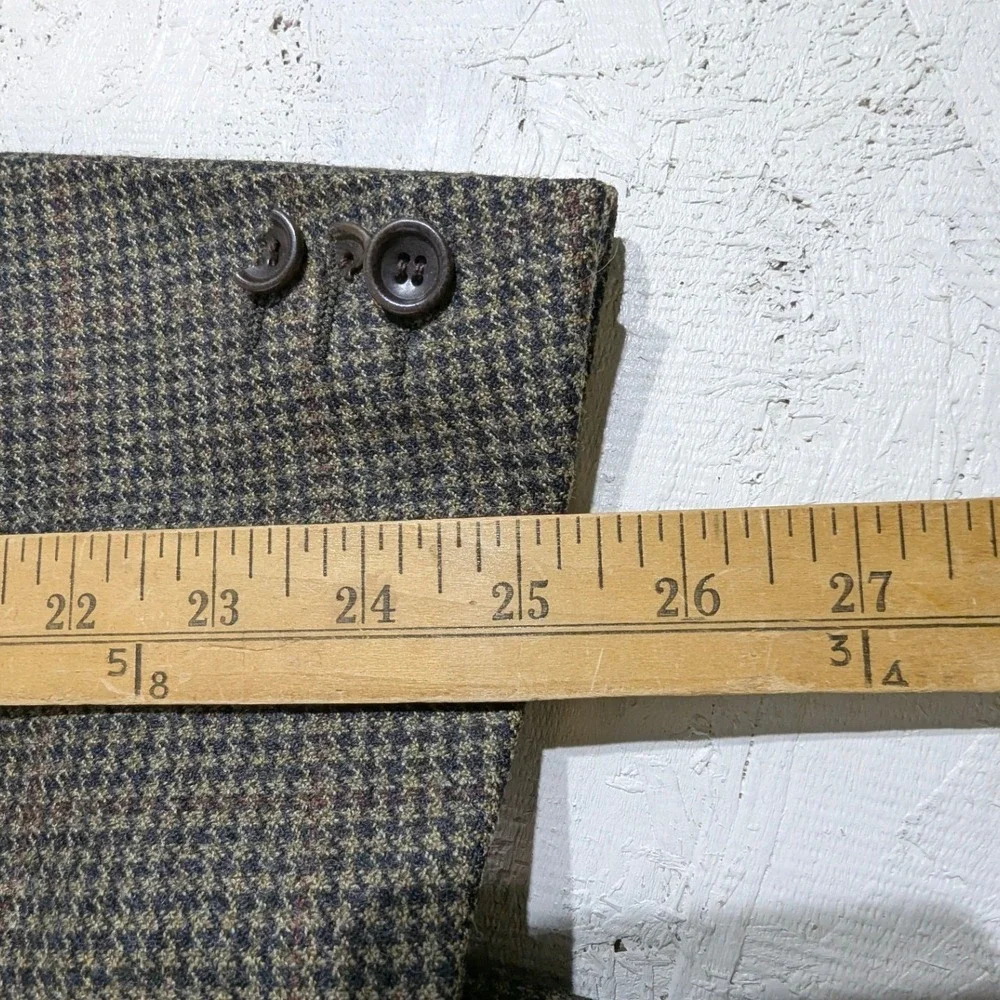 Canali Proposta Wool Houndstooth Blazer Brown‎ L READ